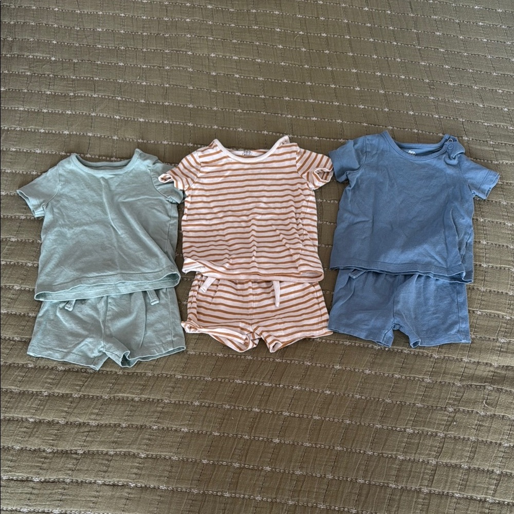 Set of 3 adorable two piece outfits